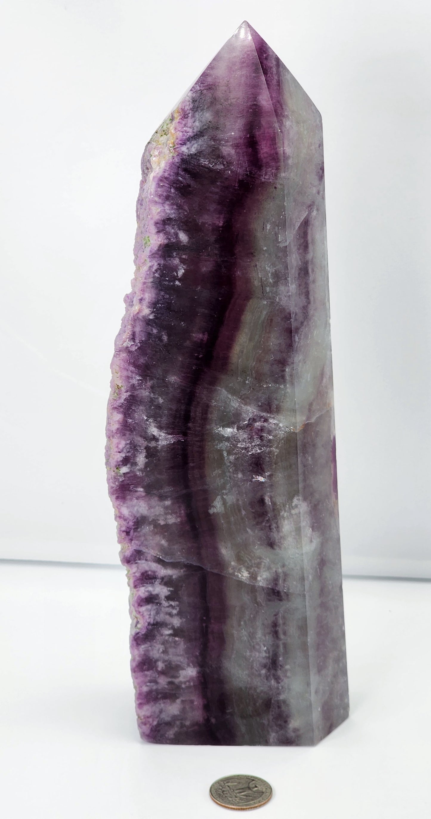 Large Fluorite Tower Mongolia 6Lbs Free Shipping!