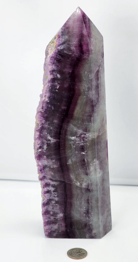 Large Fluorite Tower Mongolia 6Lbs Free Shipping!