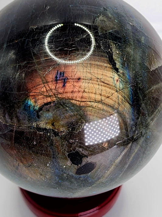 Large Labradorite Sphere 105mm Free Shipping!