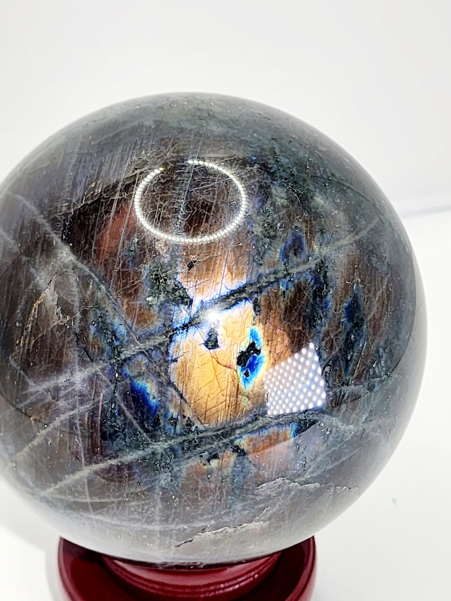 Large Labradorite Sphere 105mm Free Shipping!