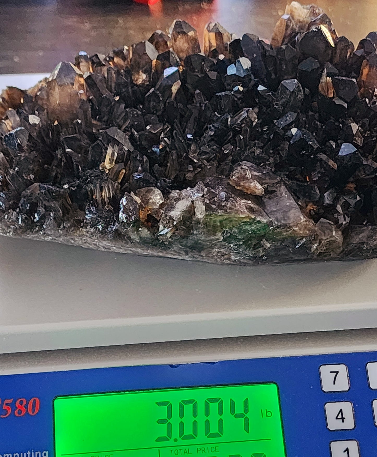 Large Dark Smokey Cluster from Brazil and Free Shipping!