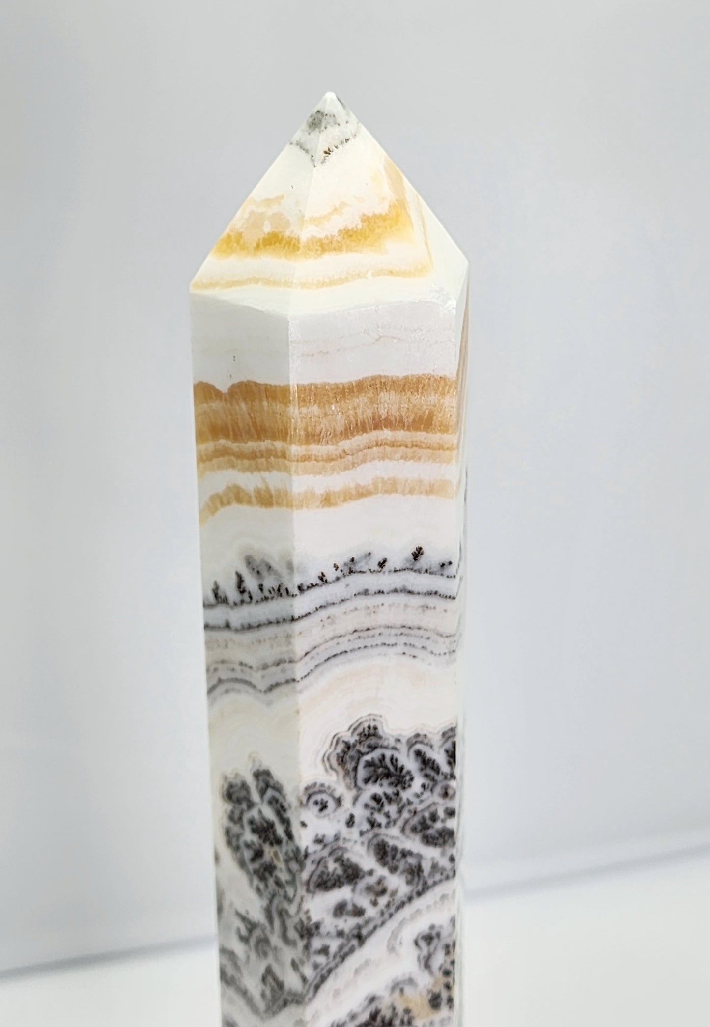 Dendritic Calcite Tower 10"Tall Free Shipping!