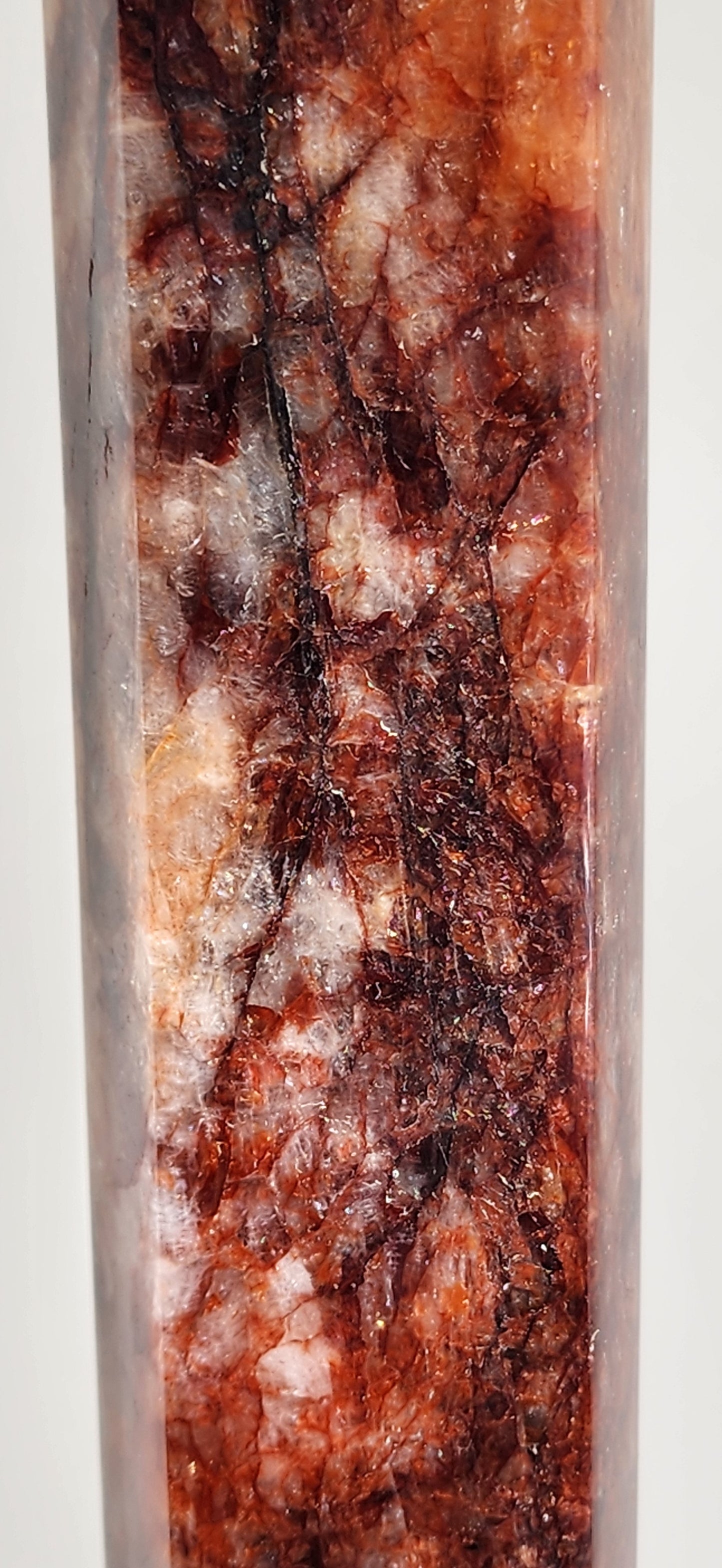 Fire Quartz Tower Large 14"Tall Free Shipping!