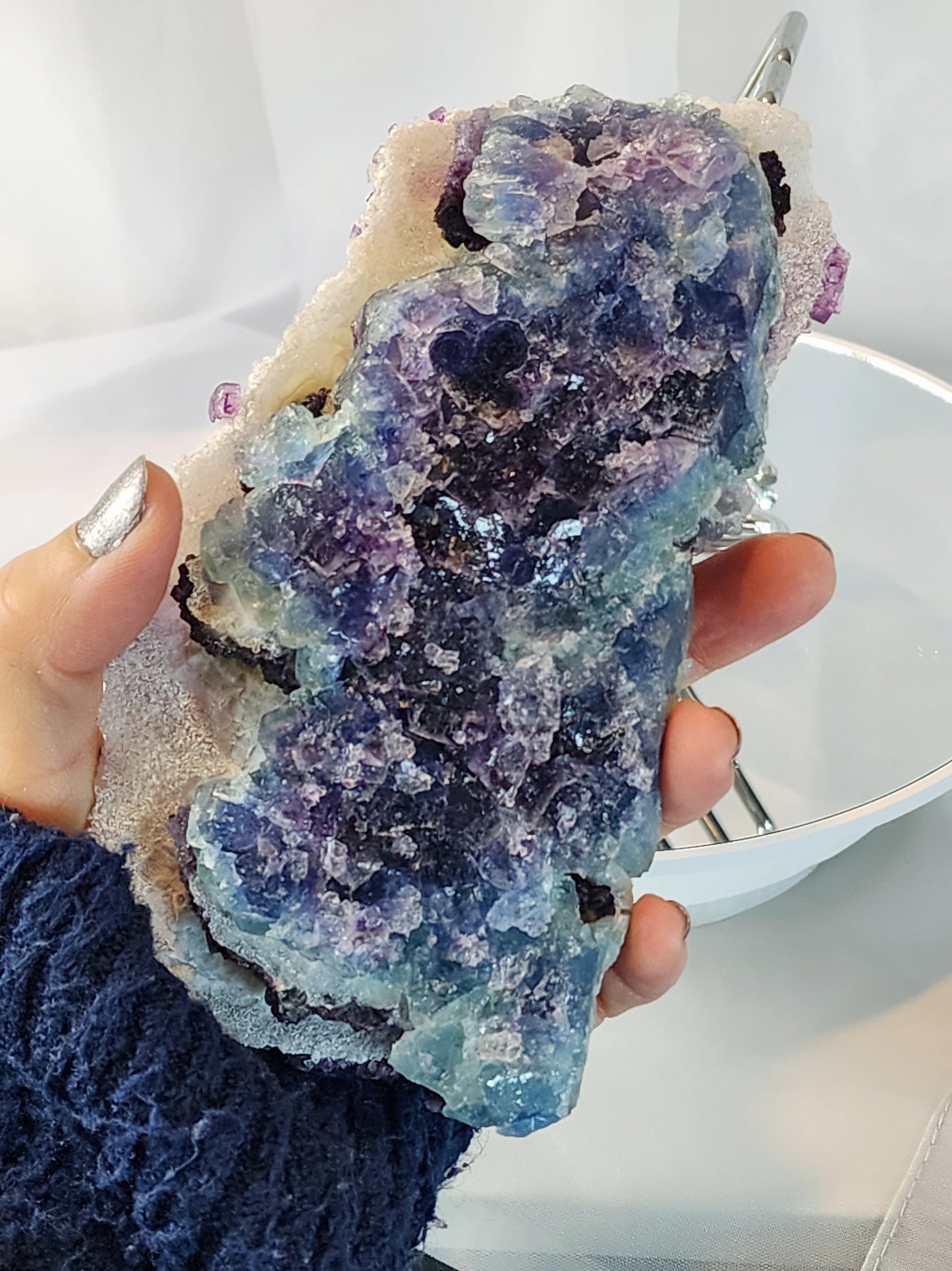 Purple Window Fluorite Specimen from Zhejiang #2 Free Shipping!