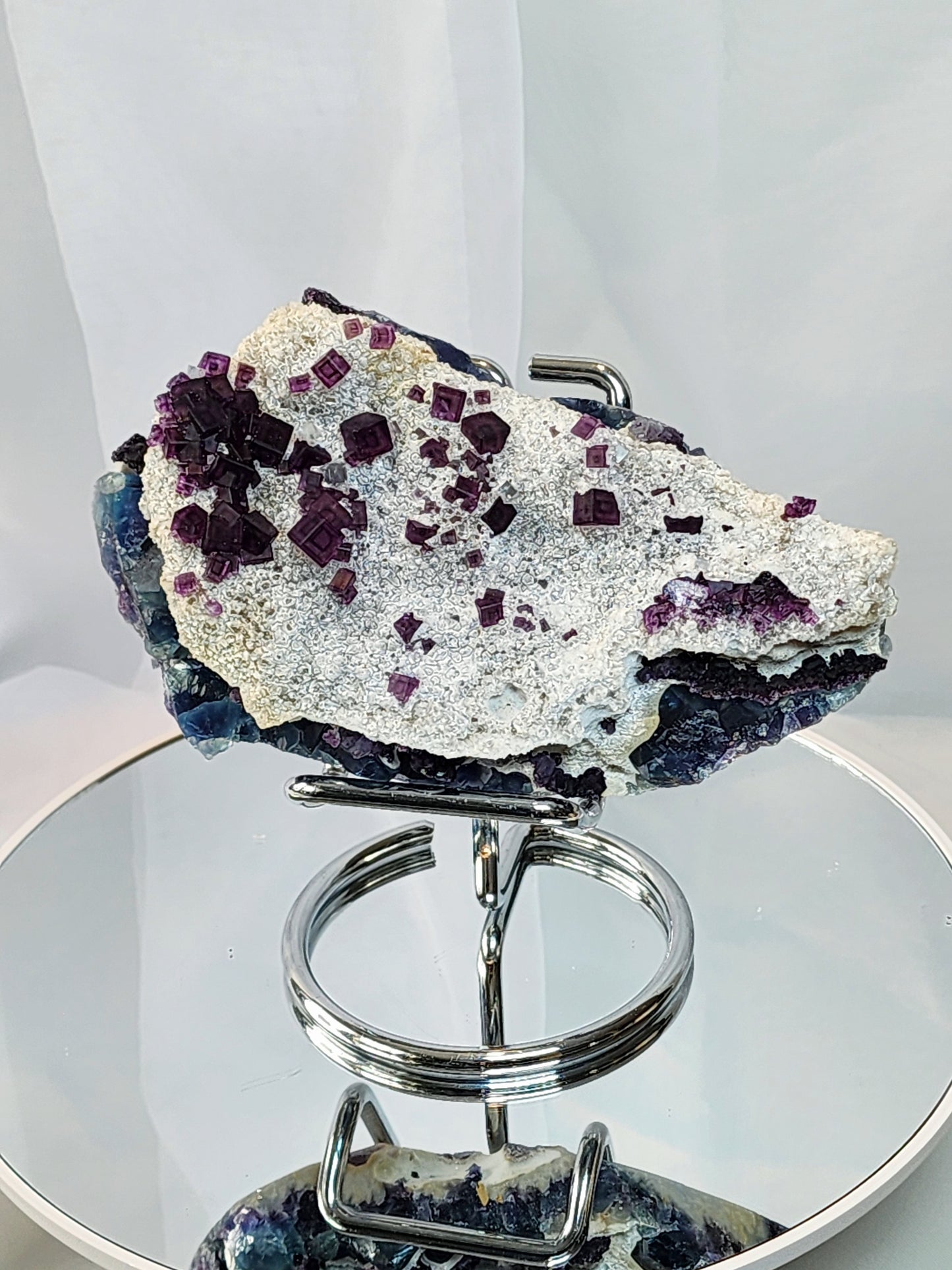 Purple Window Fluorite Specimen from Zhejiang #3 Free Shipping