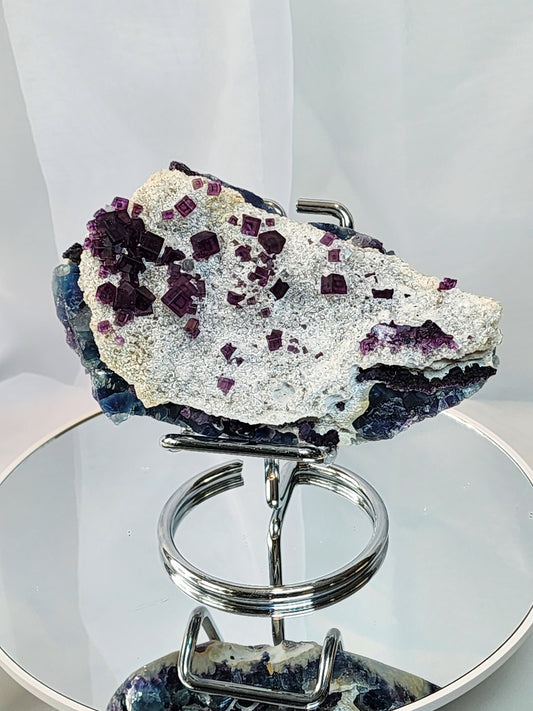 Purple Window Fluorite Specimen from Zhejiang #3 Free Shipping