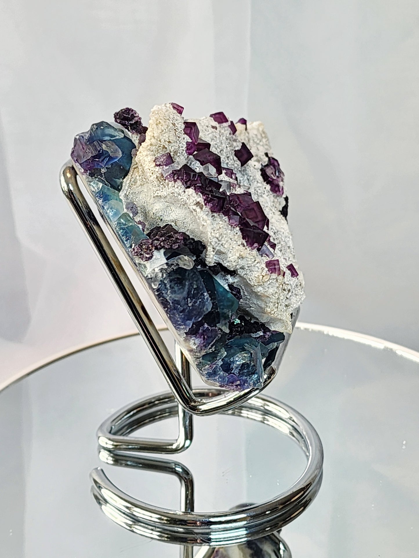 Purple Window Fluorite Specimen from Zhejiang #3 Free Shipping