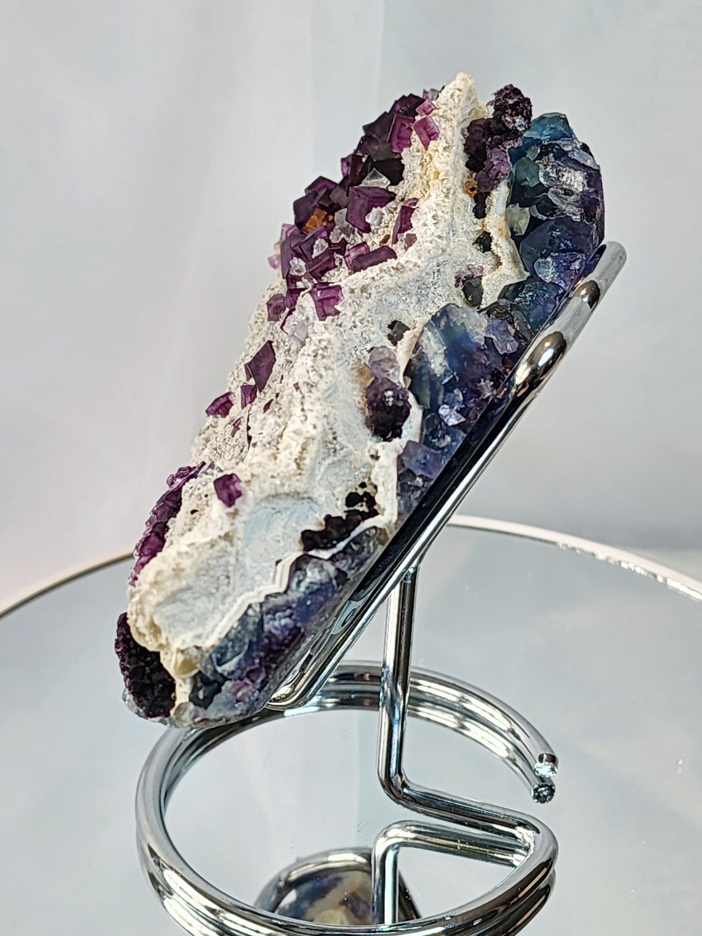 Purple Window Fluorite Specimen from Zhejiang #3 Free Shipping