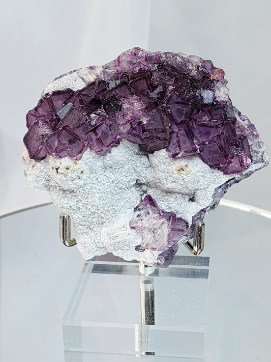 Purple Window Fluorite Specimen from Zhejiang #6 Free Shipping
