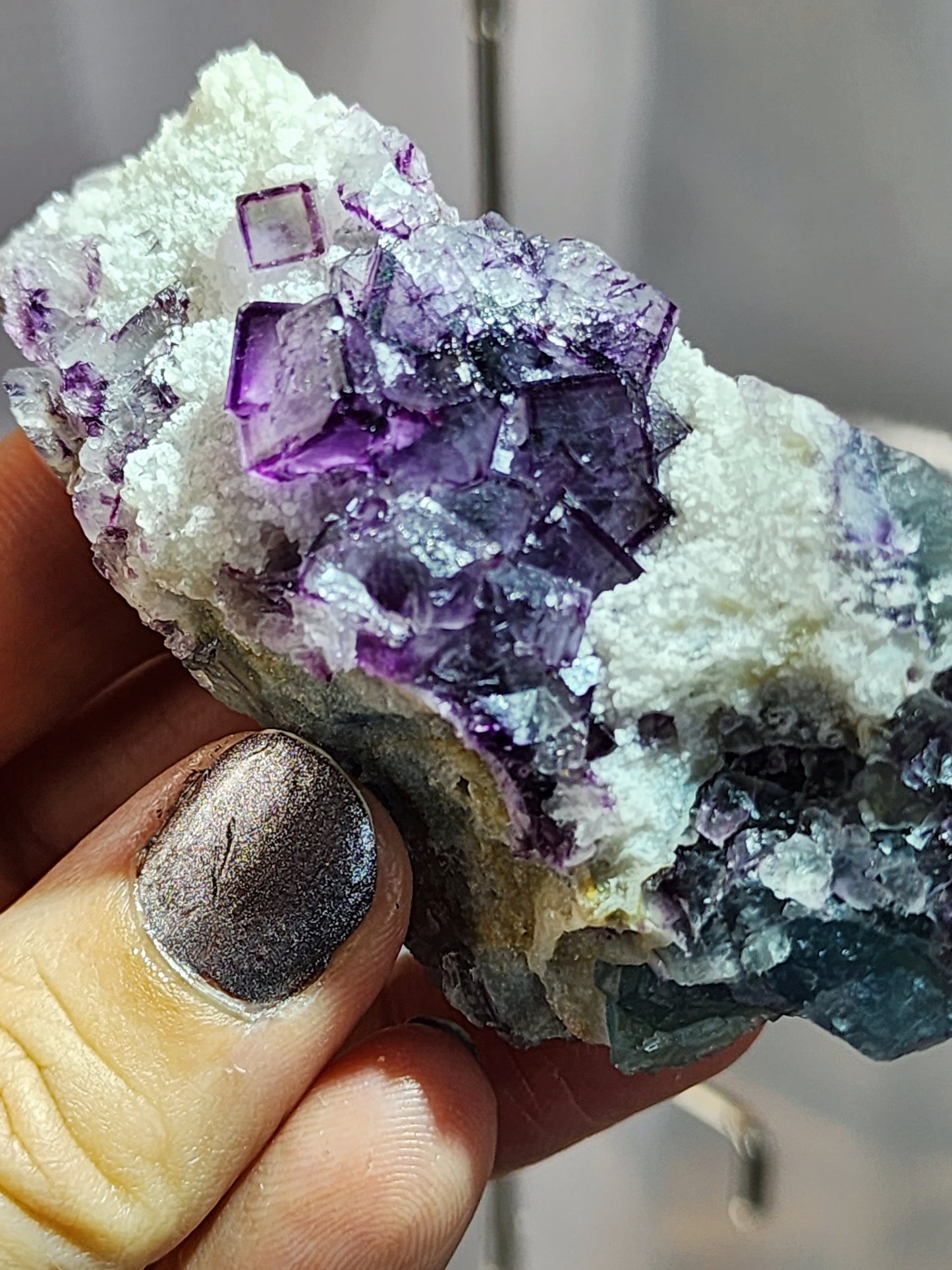 Purple Window Fluorite from Zhejiang #8