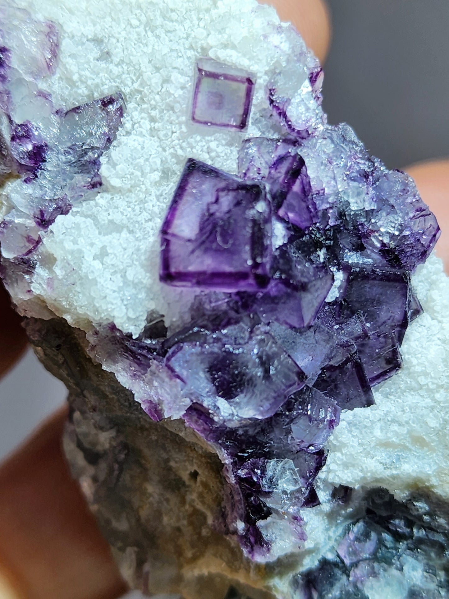 Purple Window Fluorite from Zhejiang #8