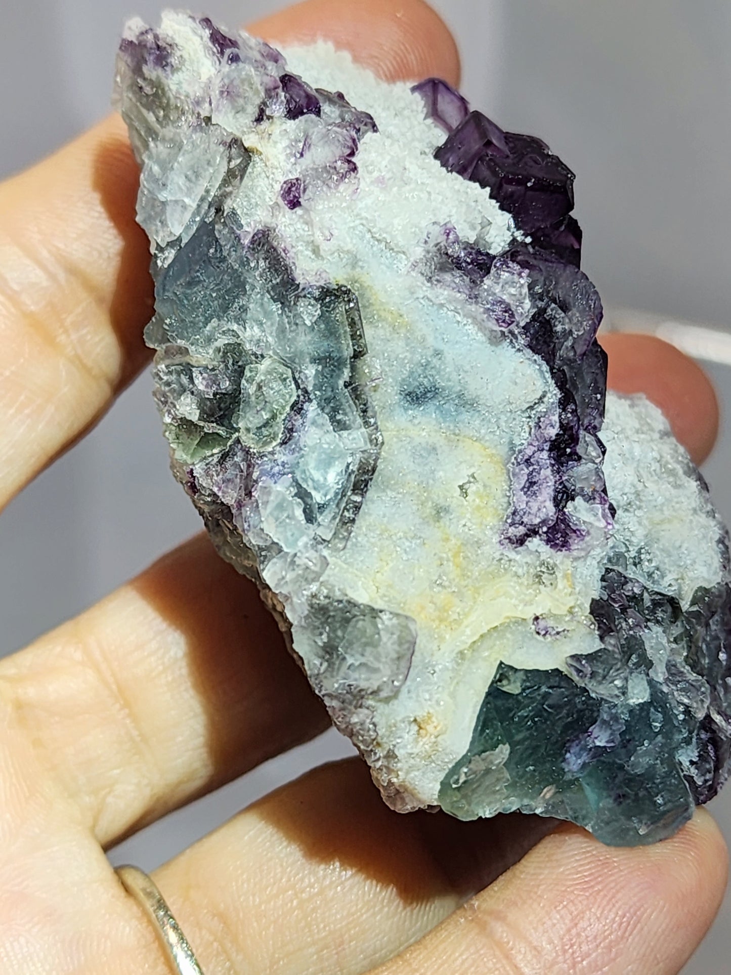 Purple Window Fluorite from Zhejiang #8
