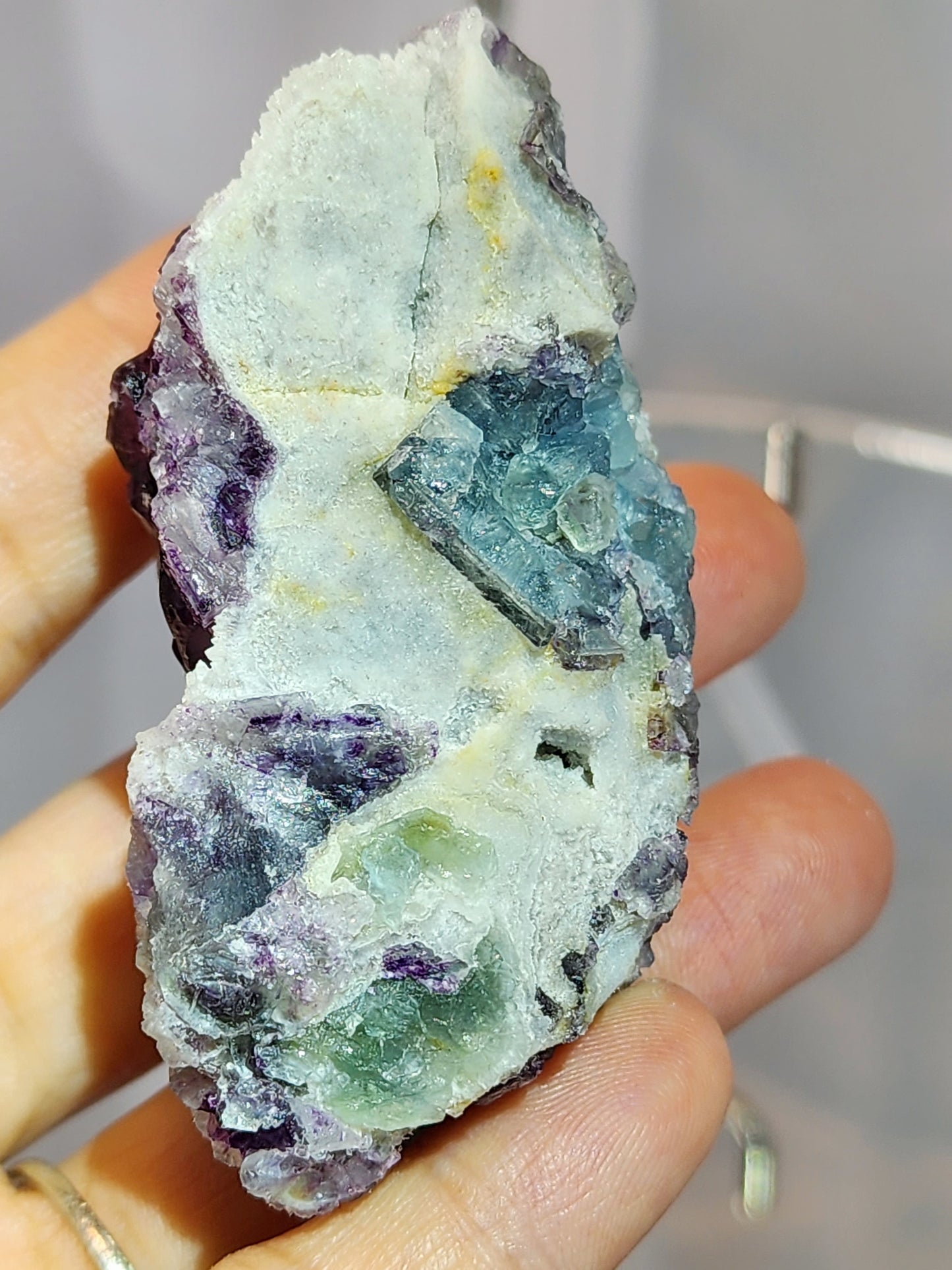 Purple Window Fluorite from Zhejiang #8