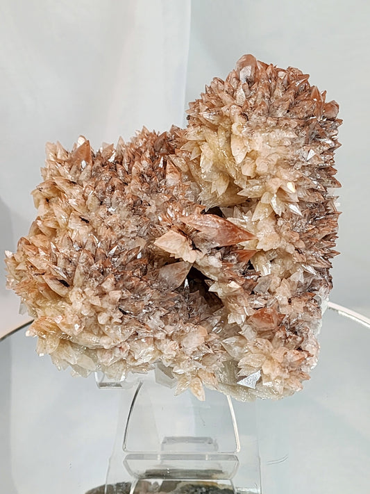 Red Phantom Feather Calcite Spcimen from India #2 Free shipping!