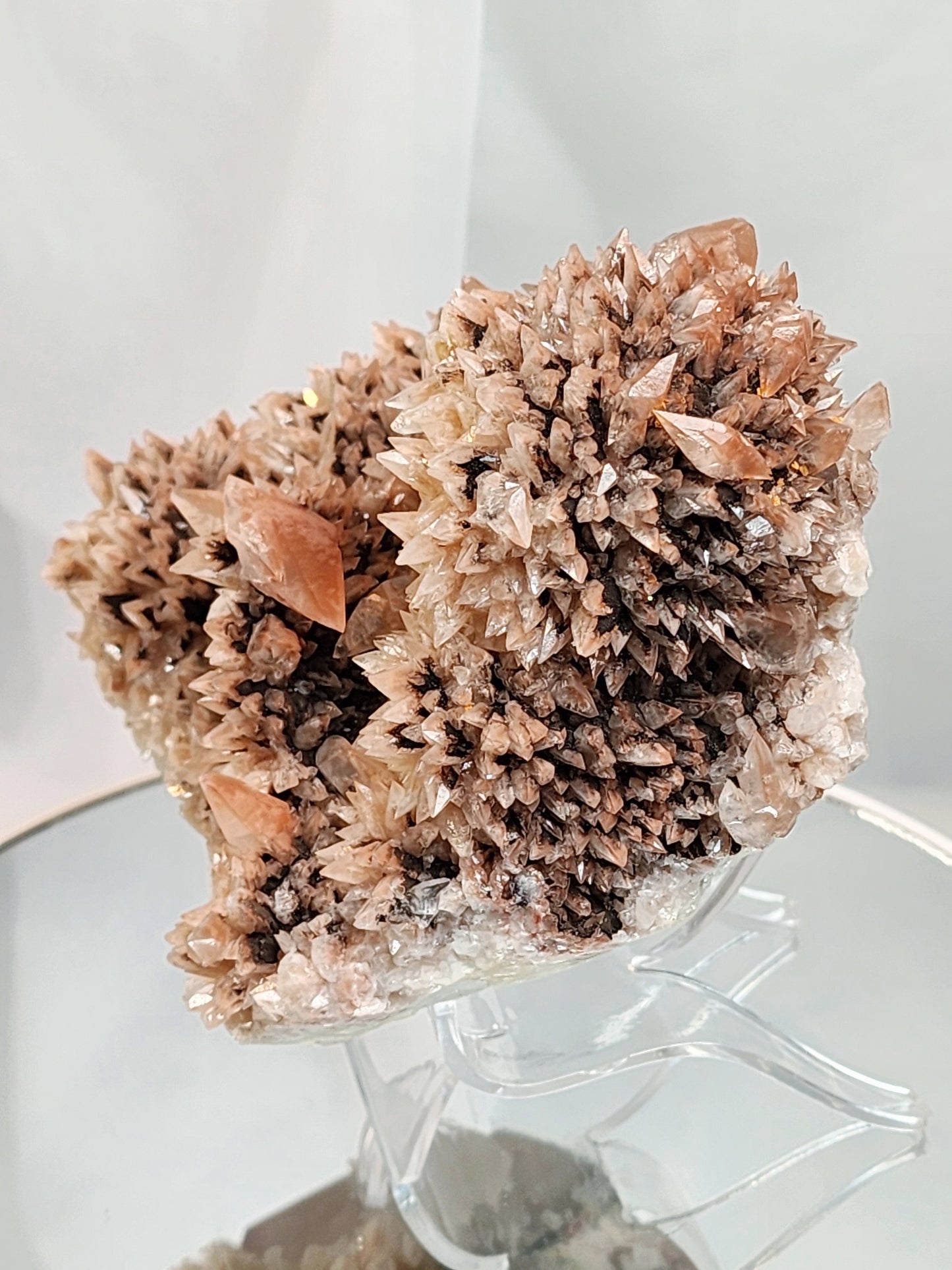 Red Phantom Feather Calcite Spcimen from India #2 Free shipping!