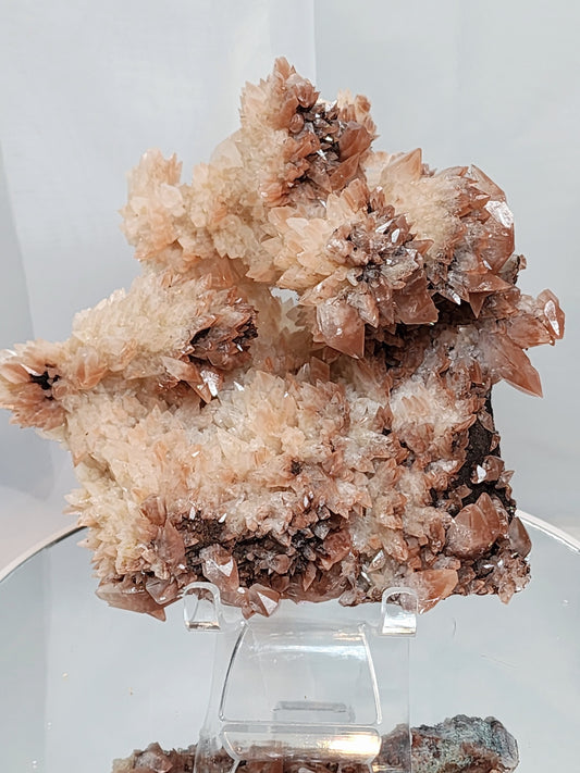 Red Phantom Feather Calcite Spcimen from India #5 Free Shipping!