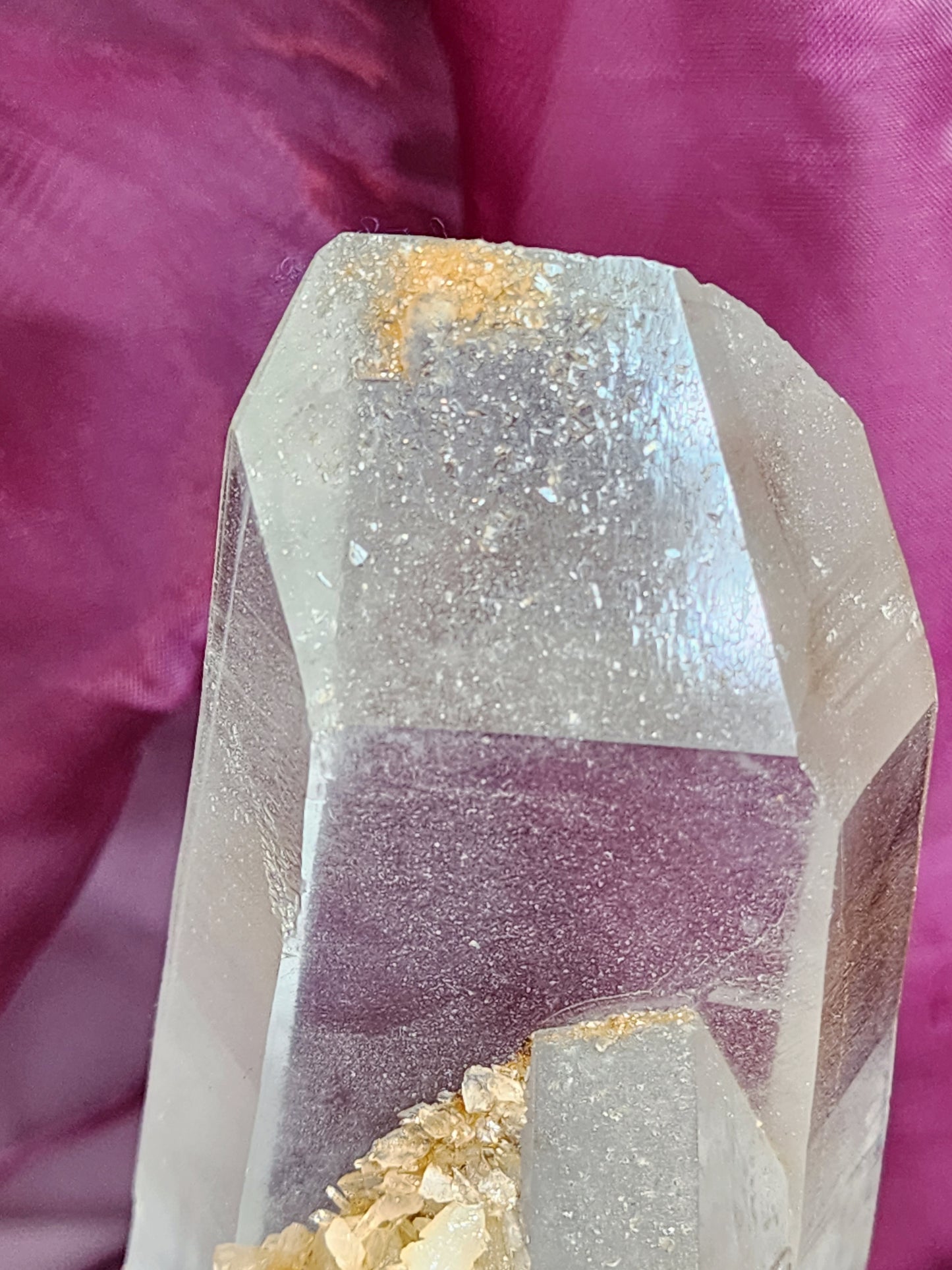 Quartz Cluster/ Specimen With Marcasite Free Shipping!