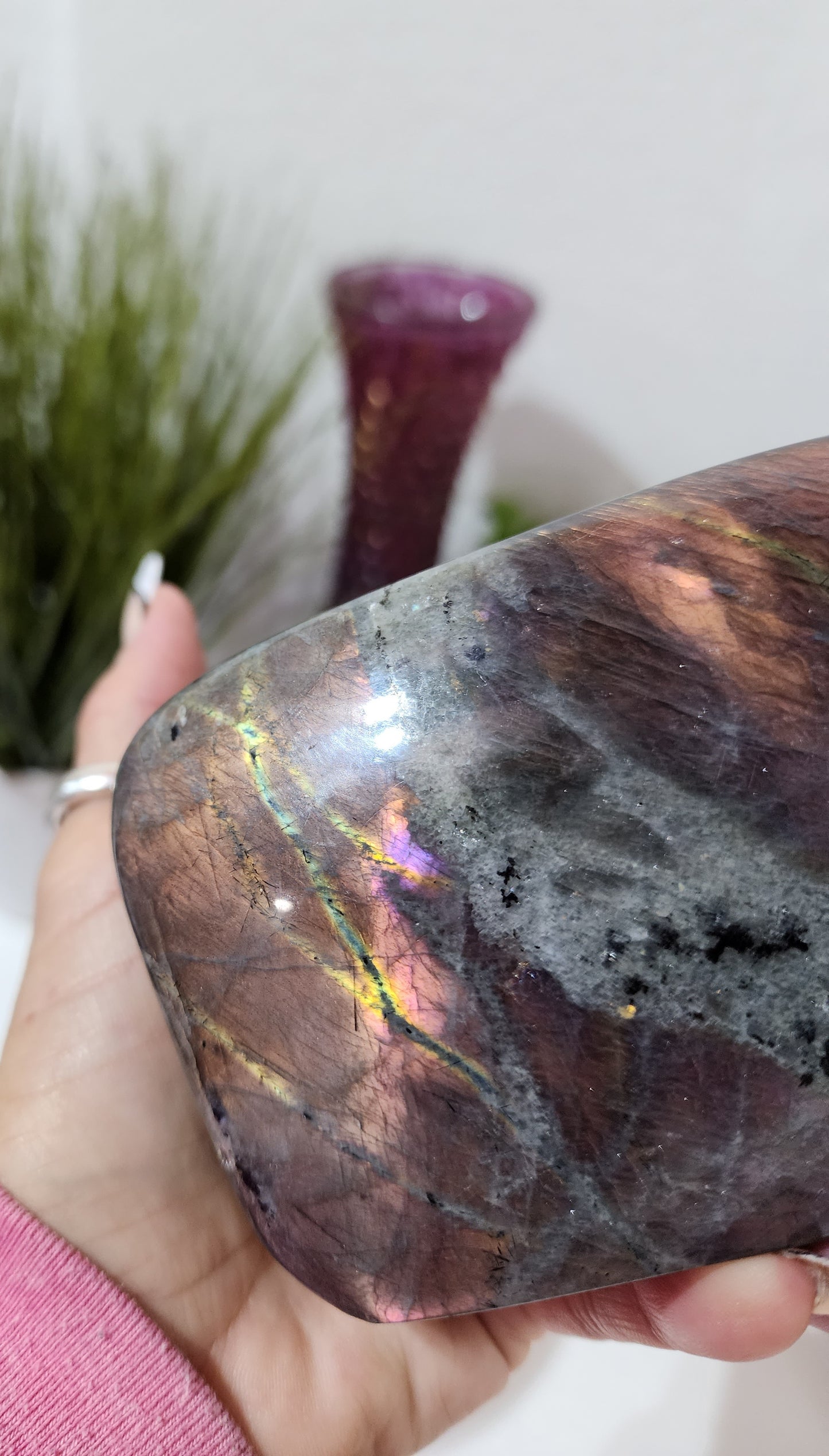 Red/Orange/Purple/Pink Flash Labradorite