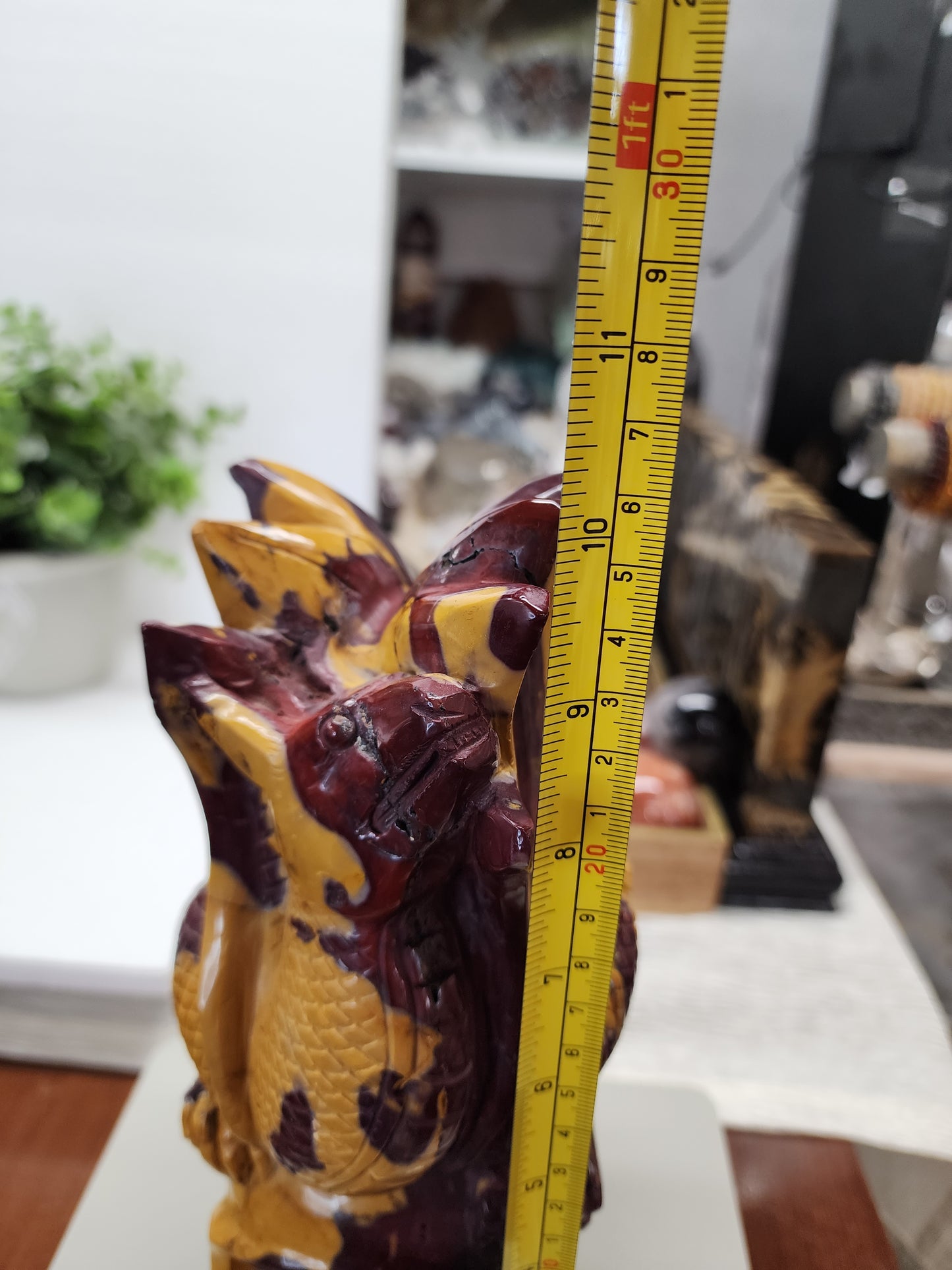 Extra Large Mookaite Skull and Dragon