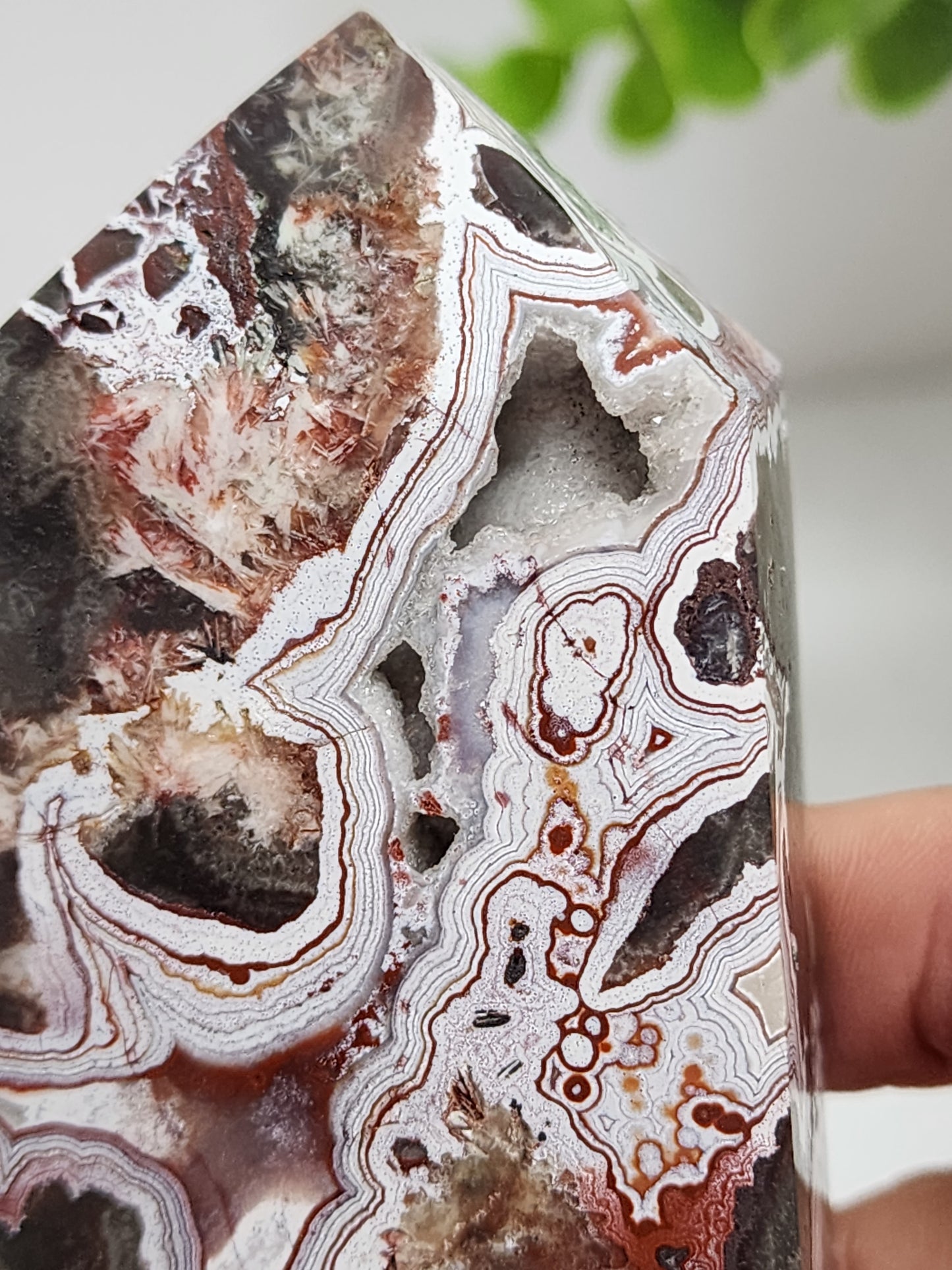 Mexican Lace Tower With Druzy