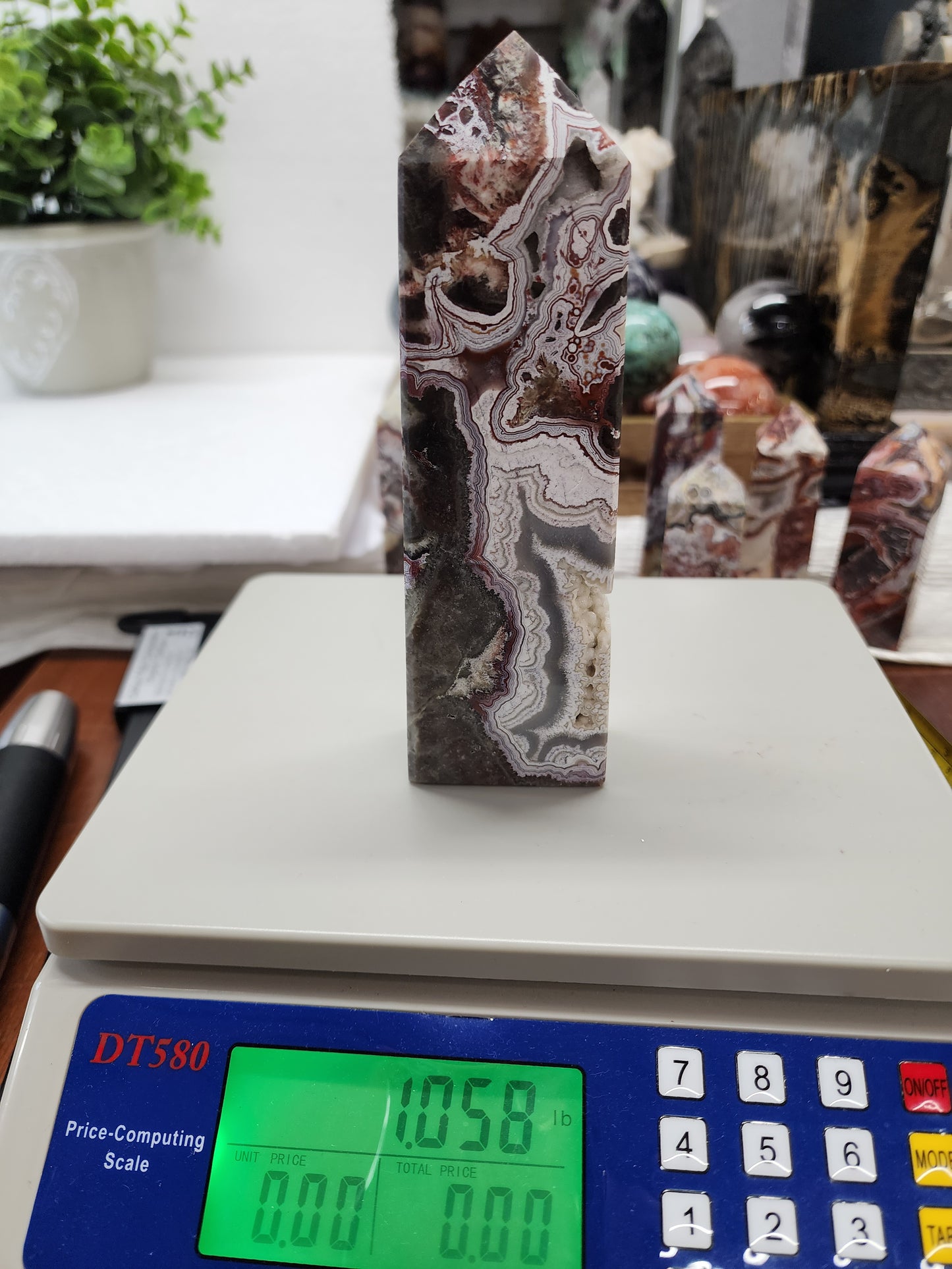 Mexican Lace Tower With Druzy