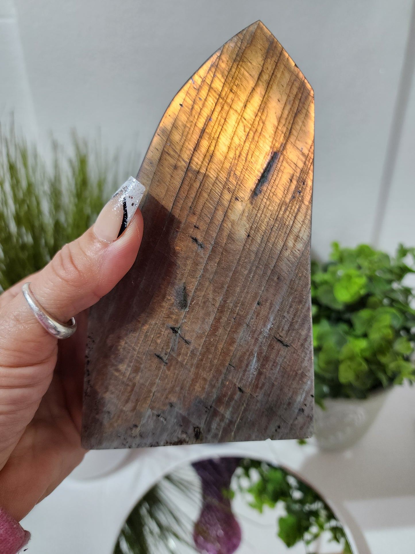 Sunset Flash Labradorite Free Form